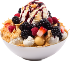 bingsu png con ai generado.