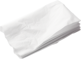 Tissue paper png with AI generated.