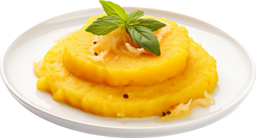 Polenta png with AI generated.