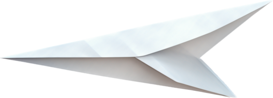 Papier Flugzeug png mit ai generiert.