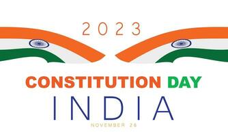 Constitution Day india. background, banner, card, poster, template. Vector illustration.