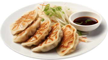 Gyoza png with AI generated.