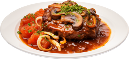 Ossobuco png with AI generated.