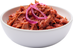 Cochinita Pibil png with AI generated.