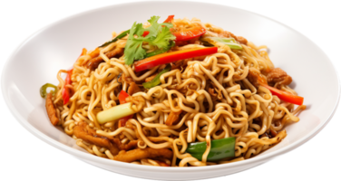 mie goreng PNG met ai gegenereerd.