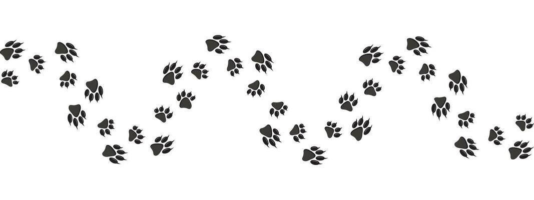 cat or dog paw print icon