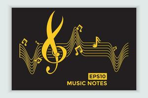 music scale or music note sign or symbol. musical scale icons element vector for banner material, background.