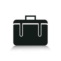 Suitcase icon for the application or website vector