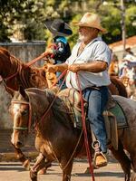 Apore, Goias, Brazil - 05 07 2023 Horseback riding event open to the public photo