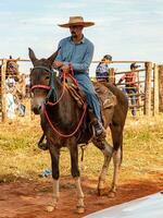 Apore, Goias, Brazil - 05 07 2023 Horseback riding event open to the public photo