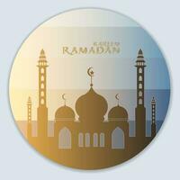 Ramadan kareem background vector