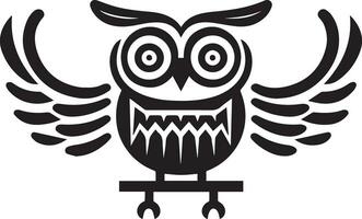 Ancient Greek Owl vector illustration