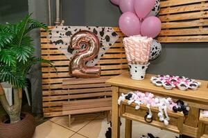 kids birthday party decoration photo