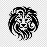 head logo animal, minimalized, vector, black and white, white background vector