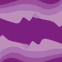 Abstract monochrome rectangular frame with top and bottom pattern of wavy lines in trendy violet hue vector