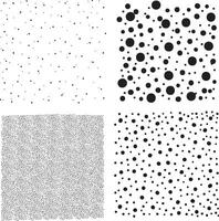 collection of abstract dot pattern backgrounds vector