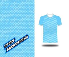 sport jersey hexagonal pattern mock up vector