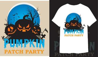 Happy Halloween Party Celebrations T- Shirt Design vector