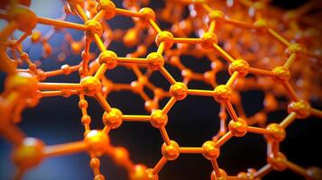 Medical studies of molecular structures. Science in the service of human. Technologies of the future in our life. molecule of medicine model, illustration photo