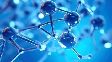 Medical studies of molecular structures. Science in the service of human. Technologies of the future in our life. molecule of medicine model, illustration photo