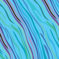 Wavy diagonal stripes of different width, echo repeating waves. Oblique hand drawn crooked lines, angled, slanted stripes, streaks, bars pattern. Striped texture. vector