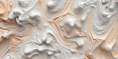 , detailed close-up hot white and grey lava flow, magma texture of volcanic background. photo