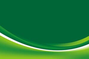 Smooth Green Curve Background Design vector