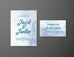 Save the date with watercolor background. Design for your invitation. vector