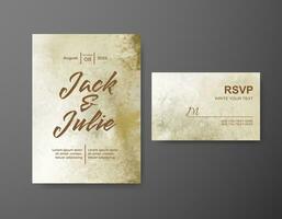 Save the date with watercolor background. Design for your invitation. vector