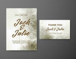 Save the date with watercolor background. Design for your invitation. vector