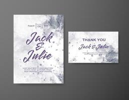 Save the date with watercolor background. Design for your invitation. vector