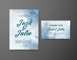 Save the date with watercolor background. Design for your invitation. vector