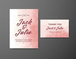 Save the date with watercolor background. Design for your invitation. vector