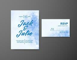 Save the date with watercolor background. Design for your invitation. vector