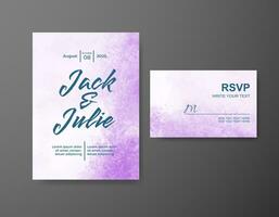 Save the date with watercolor background. Design for your invitation. vector