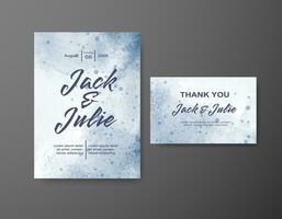 Save the date with watercolor background. Design for your invitation. vector