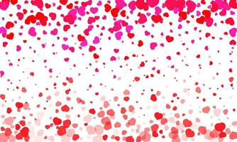 Happy Valentines Day Background. Abstract hearts for Valentines Day Background Design. Vector illustration.