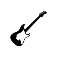 eléctrico guitarra icono vector diseño plantillas sencillo y moderno