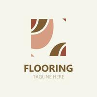 Flooring Logo design, custom Layer Vector elegant business store building template