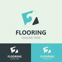 Flooring Logo design, custom Layer Vector elegant business store building template