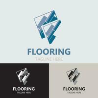 Flooring Logo design, custom Layer Vector elegant business store building template