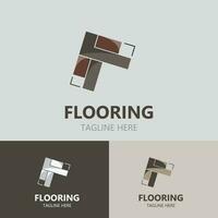 Flooring Logo design, custom Layer Vector elegant business store building template