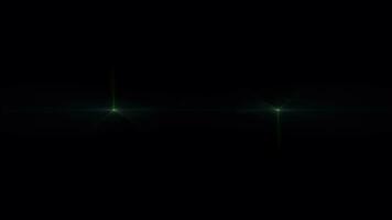 Loop green blue optical flare light animation abstract background video