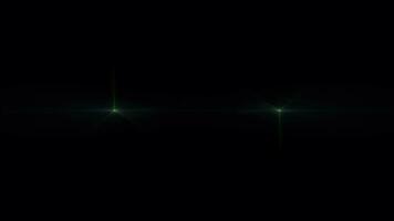 Loop green blue optical flare light animation abstract background video