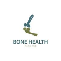 Bone Logo, Bone Care Health Design, Simple Symbol Template Illustration vector