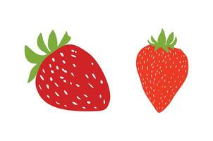 Free vector strawberry fruit design illustration abstract