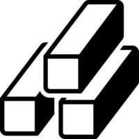 solid icon for metal vector