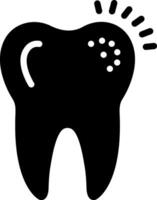solid icon for sensitive vector