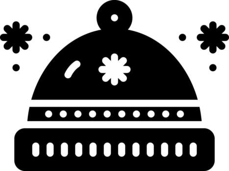 solid icon for winter vector