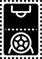 sólido icono para suelo vector